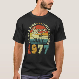 46 Years Old Awesome Since July 1977 46th Birthday T-Shirt
