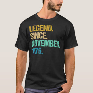 46 Years Old Awesome Since November 1976 46th Bir T-Shirt