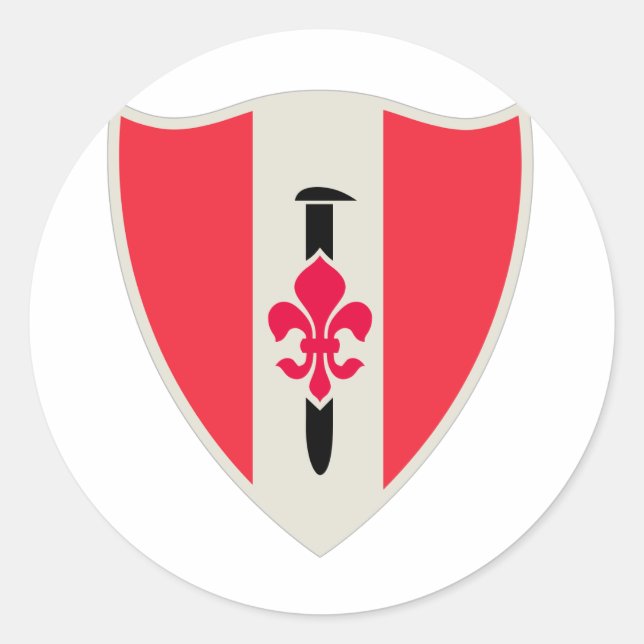 46th Army Engineer Battalion Classic Round Sticker (Front)