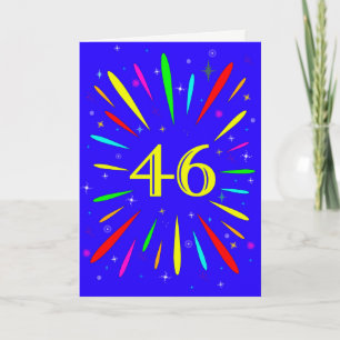 46th Birthday Explosion Card