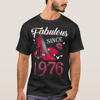 46th Birthday High Heels 46 Years Old Fabulous Sin T-Shirt