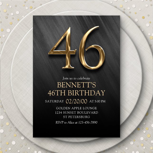 46th Birthday Invitation (Creator Uploaded)