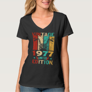 46th Birthday Vintage 1977 Limited Edition 46 Yrs T-Shirt