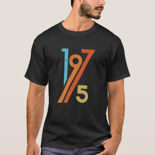 46th Birthday Vintage Retro 70s Style 1975 T-Shirt