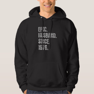 46th Wedding Aniversary For Him Epic Husband Since Hoodie
