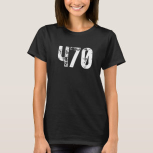 470 Area Code Atlanta GA Mobile Telephone Area Cod T-Shirt