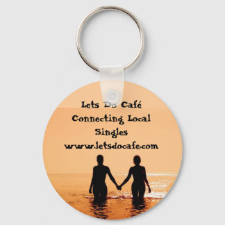 476343_low, Lets Do Caf Connecting Local Singl... Key Ring