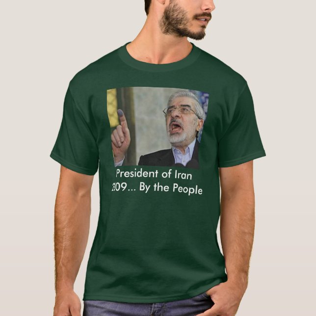 47700498, President of Iran 2009... By the People T-Shirt (Front)