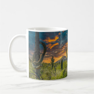 4792-2-Desert Landscape at Sunset Coffee Mug