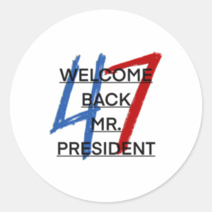 #47 Merch Classic Round Sticker