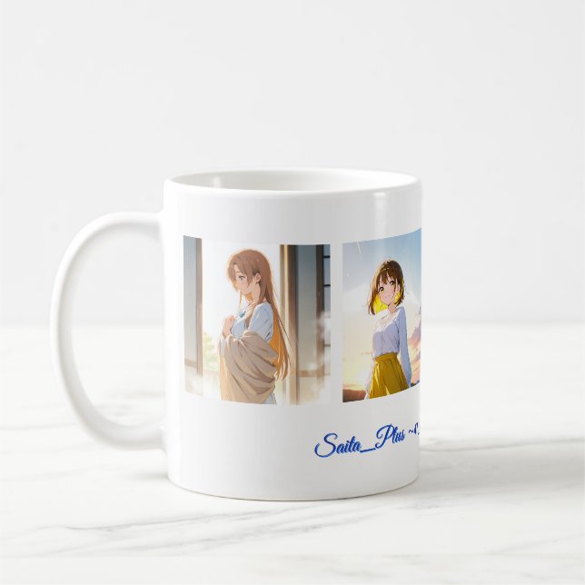 47_Plus – Anime Character Series Coffee Mug (Left)