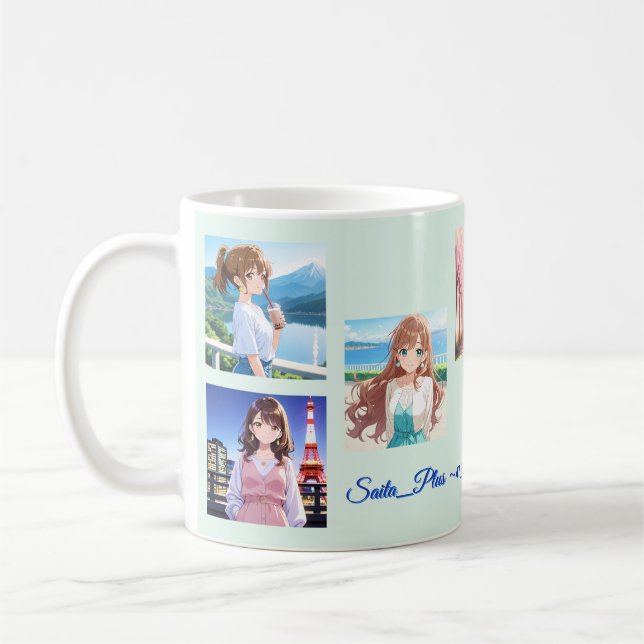 47_Plus – Anime Character Series Coffee Mug (Left)