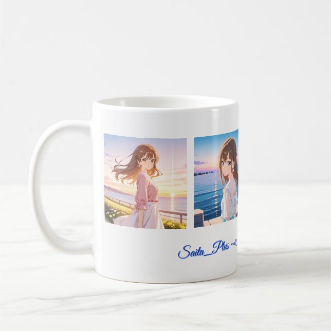 47_Plus – Anime Character Series Coffee Mug (Left)