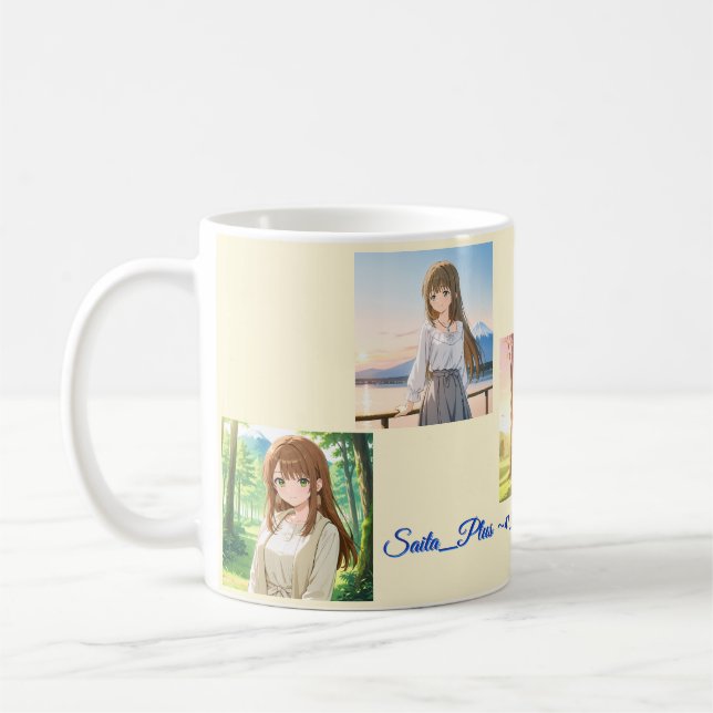 47_Plus – Anime Character Series Coffee Mug (Left)