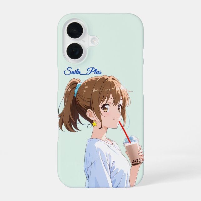 47_Plus – Anime Character Series iPhone 16 Case (Back)