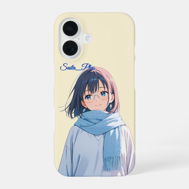47_Plus – Anime Character Series iPhone 16 Case (Back)