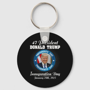 47 President Donald Trump Inauguration Day 2025 Me Key Ring