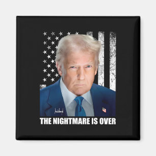 47 President Donald Trump The Scary Night Is Over Magnet