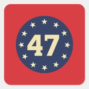 "47" STICKER STICKERS