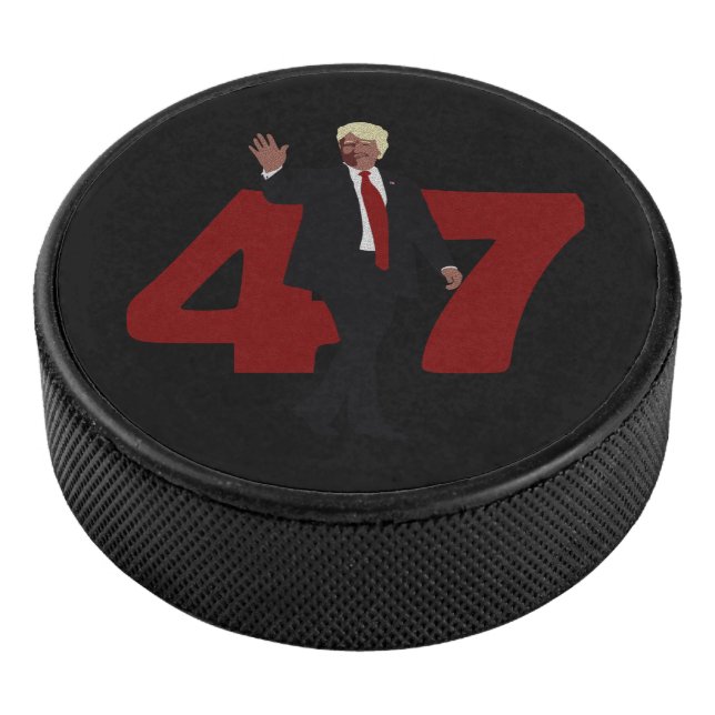 47 TRUMP 2024 HOCKEY PUCK (3/4)