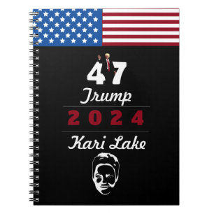 47 Trump Kari Lake 2024 Notebook