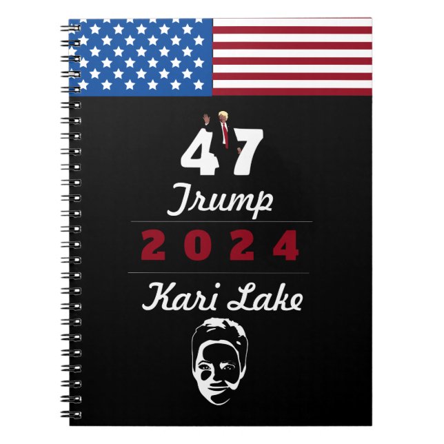 47 Trump Kari Lake 2024 Notebook (Front)