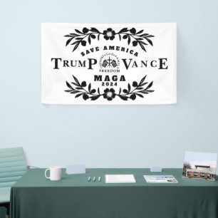 47 Trump Vance 2024 Banner