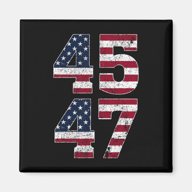 47 We The People 2024 Stand With American Flag  Magnet (Front)
