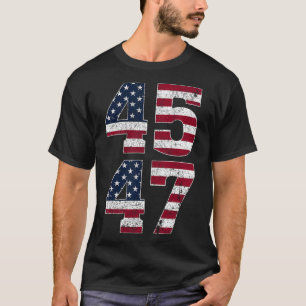 47 We The People 2024 Stand With American Flag T-Shirt