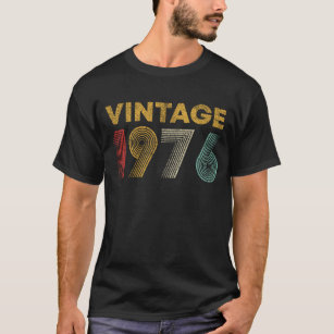 47th Birthday Gift Vintage 1976 47 Years Old T-Shirt