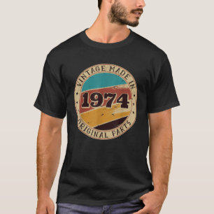 47th Birthday Retro Vintage 47 Years Old Made In 1 T-Shirt
