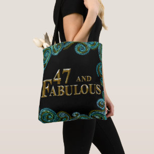 47th Birthday  Tote Bag