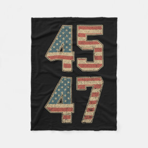47th President 45 47  Fleece Blanket