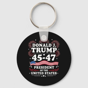 47th President Donald Trump Inauguration Day 1  Key Ring