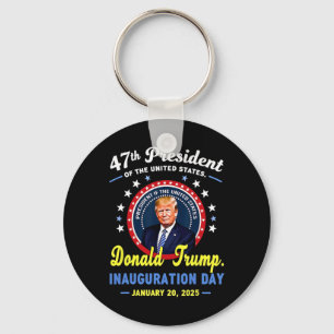 47th President Donald Trump Inauguration Day  Key Ring