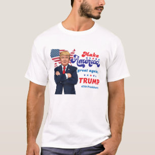 47th President Trump Bold 2025 Statement T-Shirt