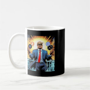 47th President Trump Crypto Hodler Coin Btc Sol Xr Coffee Mug