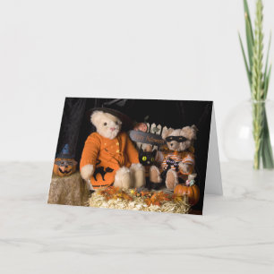 4812 Teddy Bears Halloween Greeting Card