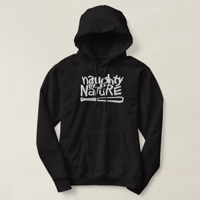 48.Naughty By Nature – White Classic Logo Pullover (Design Front)
