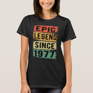 48 Years Old Bday 1977 Epic Legend 48th Birthday T-Shirt