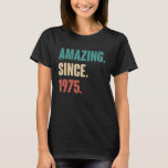 48 Years Old Vintage 1975 Birthday 48th Decoration T-Shirt<br><div class="desc">48 Years Old Vintage 1975 Birthday 48th Decoration.</div>