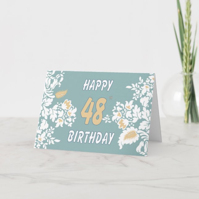 48th birthday greeting card (Front)