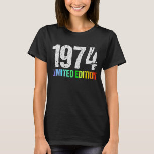 48th Birthday Ladies Mens 48 Years 1974   6 T-Shirt