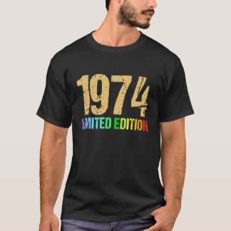 48th Birthday Ladies Mens 48 Years 1974 T-Shirt