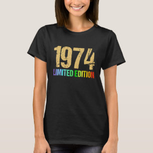 48th Birthday Ladies Mens 48 Years 1974     T-Shirt