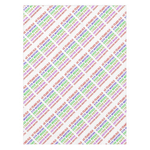 48th Birthday Milestones Tablecloth