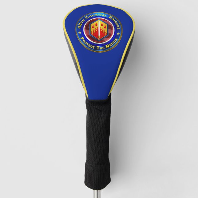 48th Chemical Brigade Golf Head Cover (Front)