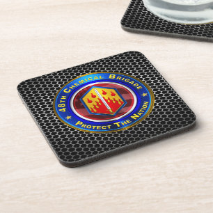 48th Chemical Brigade “Proven In Battle” Coaster