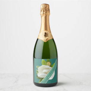 48th Wedding Anniversary Sparkling Wine Label