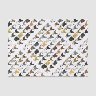 49 Chicken Hens Tissue Paper